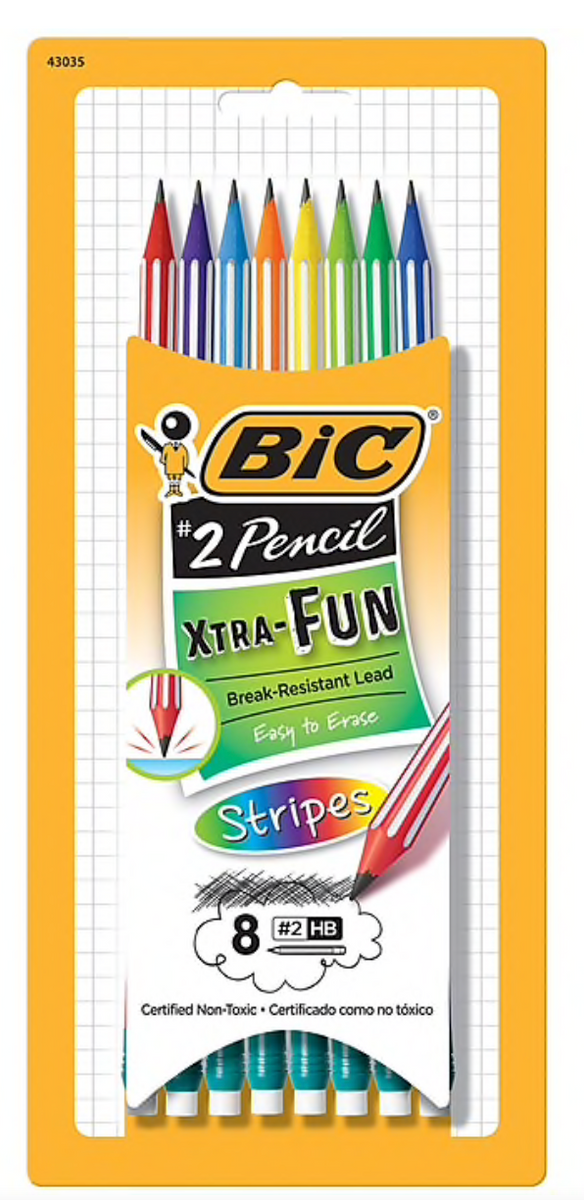 Bic Pre-Sharpened Xtra Fun Pencil (8 pk) PGESP81H –